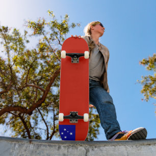 Samoa-Flagge Skateboard