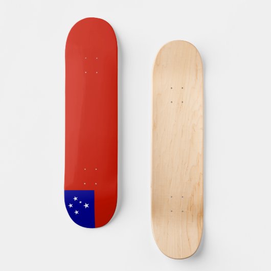 Samoa-Flagge Skateboard (Vorderseite)