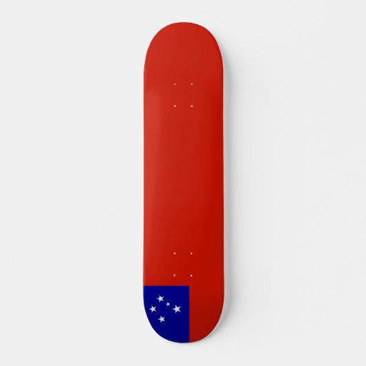 Samoa-Flagge Skateboard (Vorne)