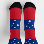 Samoa-Flagge Socken (Oben)