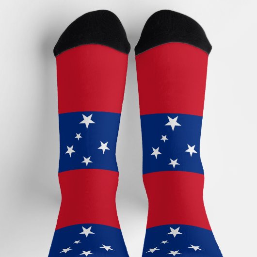 Samoa-Flagge Socken (Oben)