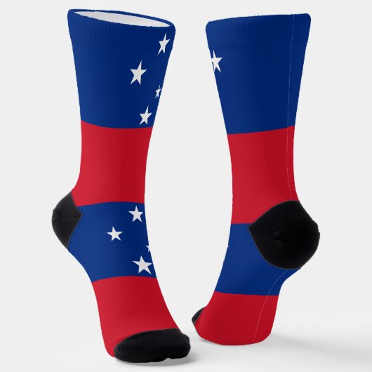 Samoa-Flagge Socken (Gewinkelt)