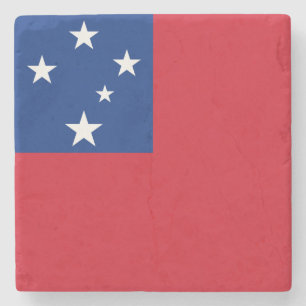 Samoa-Flagge Steinuntersetzer