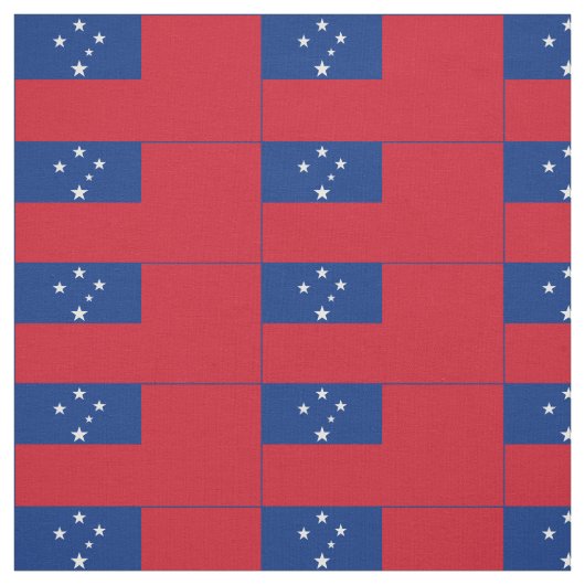 Samoa-Flagge Stoff (Muster)