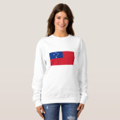 Samoa-Flagge Sweatshirt (Vorne ganz)