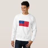Samoa-Flagge Sweatshirt (Vorne ganz)
