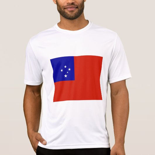 Samoa-Flagge T-Shirt (Vorderseite)