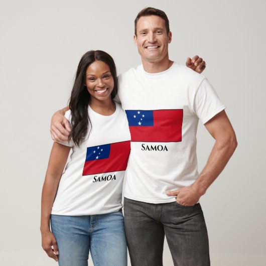 Samoa-Flagge T-Shirt (Unisex)