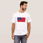 Samoa-Flagge T-Shirt (Vorne ganz)