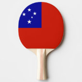 Samoa-Flagge Tischtennis Schläger (Vorderseite)