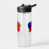 Samoa-Flagge Trinkflasche (Links)