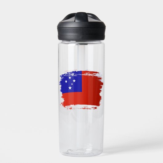 Samoa-Flagge Trinkflasche (Vorderseite)