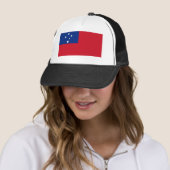 Samoa-Flagge Truckerkappe (Beispiel)