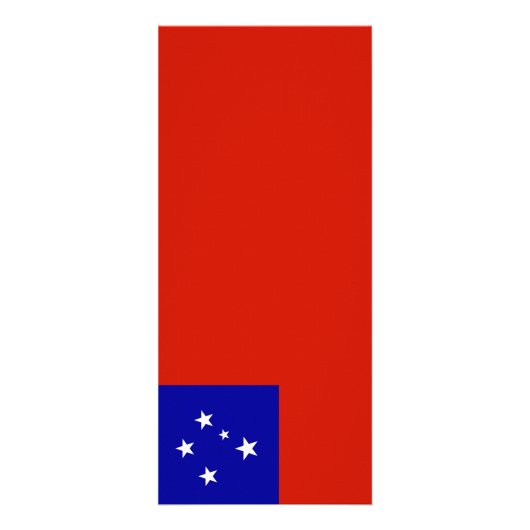 Samoa-Flagge Werbekarte (Vorne)