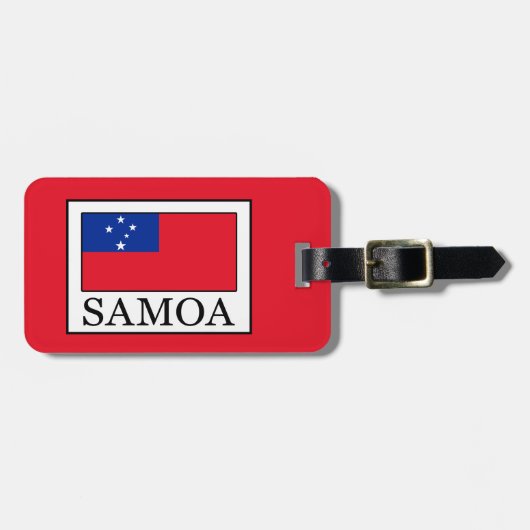Samoa Gepäckanhänger (Vorderseite horizontal)