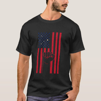Samoa Handfist USA Samoan Flag Samoan Prid T-Shirt