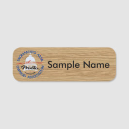 SAMOA Holz-Logo-Namensschild Namensschild