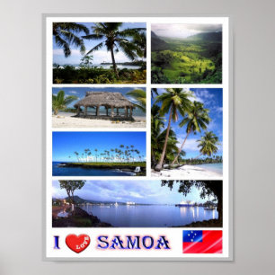 Samoa - I Liebe - Poster