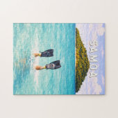 Samoa-Illustration Reise Kunst Vintage Puzzle (Horizontal)