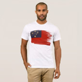 Samoa-Inseln flacher T - Shirt (Vorne ganz)