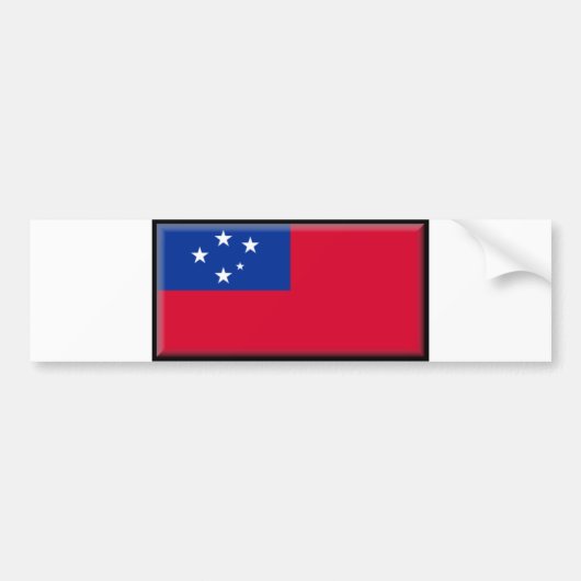 Samoa-Inseln Flagge Autoaufkleber