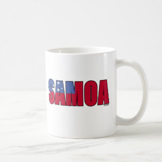 Samoa-Inseln Flagge Kaffeetasse