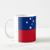 Samoa-Inseln Flagge Kaffeetasse (Links)