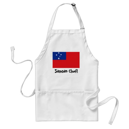 Samoa-Inseln Flaggen-Kochs-Schürze Schürze (Vorne)