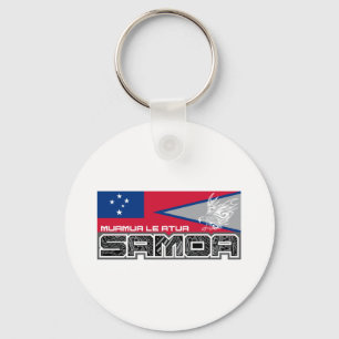 Samoa-Inseln Muamua Le Atua - American- Schlüsselanhänger