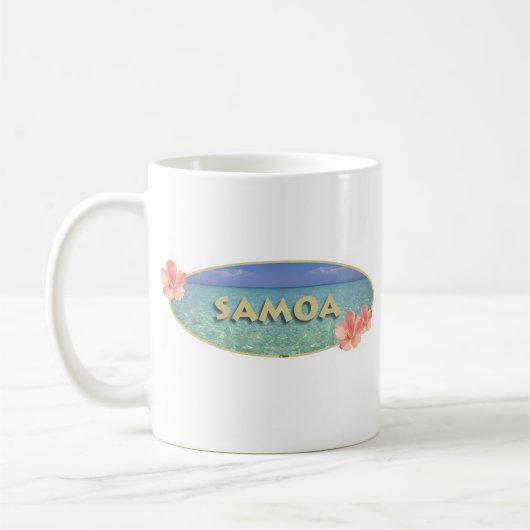 Samoa-Inseln Ozean Kaffeetasse (Links)