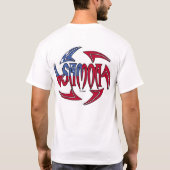 Samoa-Inseln Stammes- 2 T-Shirt (Rückseite)