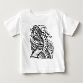 SAMOA-INSELN Stammes- Insel-Entwurf Baby T-shirt (Vorderseite)