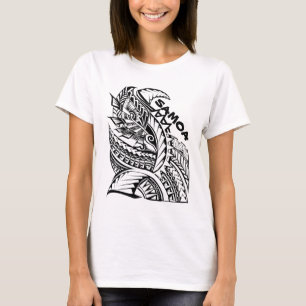 SAMOA-INSELN Stammes- Insel-Entwurf T-Shirt