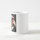 Samoa-Inseln Stammes- Schwarzes Kaffeetasse (Mittel)