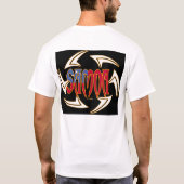Samoa-Inseln Stammes- Schwarzes T-Shirt (Rückseite)