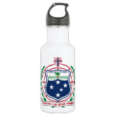 Samoa-Inseln Wappen Trinkflasche (Vorderseite)
