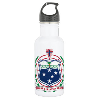 Samoa-Inseln Wappen Trinkflasche