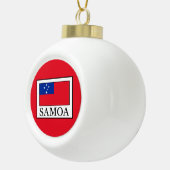 Samoa Keramik Kugel-Ornament (Rechts)