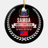 Samoa Keramik Ornament (Vorne)