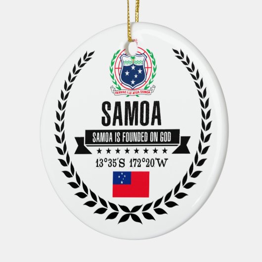 Samoa Keramikornament (Links)