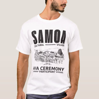 Samoa: Kulturelles Dorf-Ava-Zeremonie T-Shirt