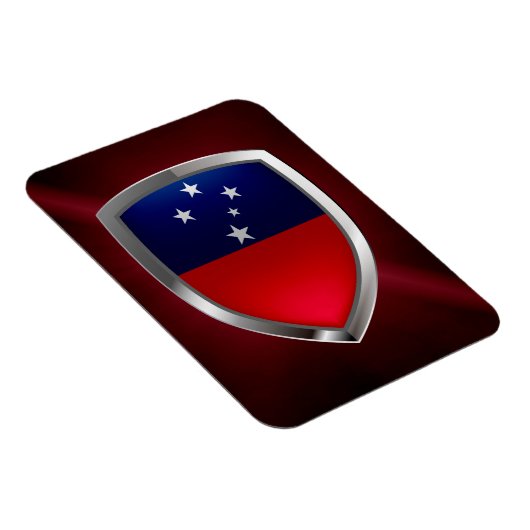 Samoa Metallic Emblem Magnet (Rechte Seite)