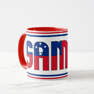 Samoa National Flag Patriotic Kaffee Tasse