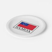 Samoa Pappteller (Schrägansicht)