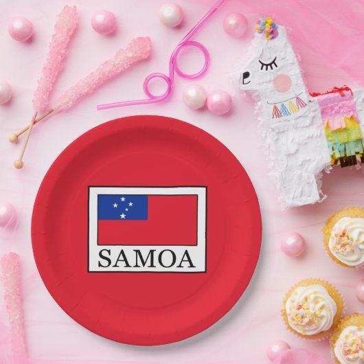 Samoa Pappteller (Party)
