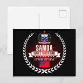 Samoa Postkarte (Vorne/Hinten)
