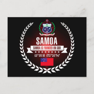 Samoa Postkarte