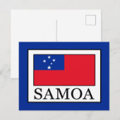 Samoa Postkarte (Vorne/Hinten)
