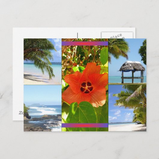 Samoa Postkarte (Vorne/Hinten)