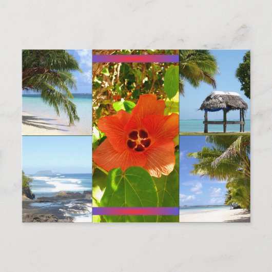 Samoa Postkarte (Vorderseite)